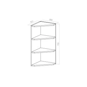 Yläpäätyhyllykkö