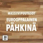 Massiivipuutaso - Eurooppalainen Pähkinä 30mm