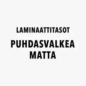 Puhdas valkea matta