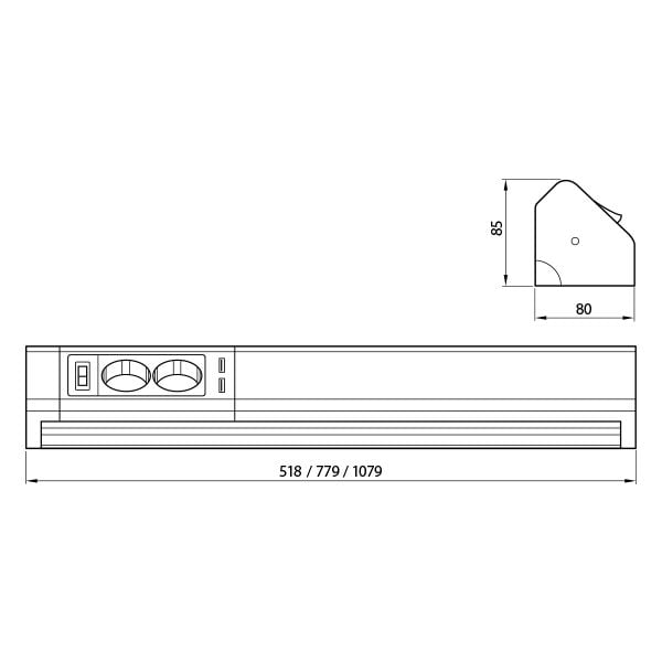 Työpistevalaisin LD8115 mitat Työpistevalaisin LD8115 mitat