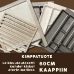 Kimppatuote: Leikkuulautasetti + Kiskot + Aterinlaatikko - 60cm kaappiin