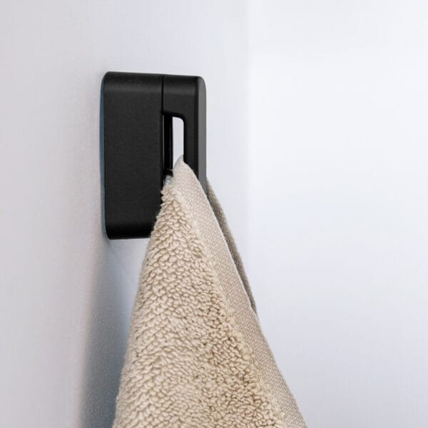 tulia pyyheripustin musta/kromi tulia pyyheripustin musta/kromi